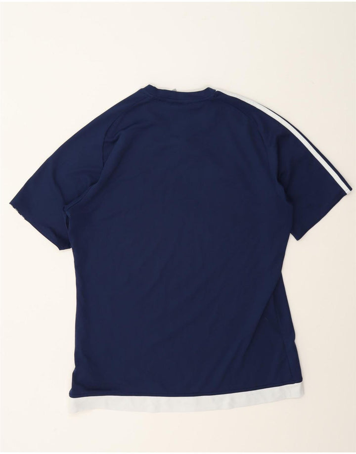 Adidas muška Climalite majica kratkih rukava Medium tamnoplavi Colourblock Poliester