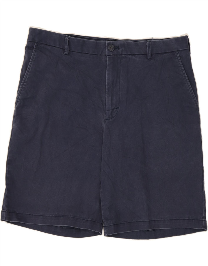 IZOD Mens Chino Shorts W34 Large  Navy Blue Cotton Vintage Izod and Second-Hand Izod from Messina Hembry 