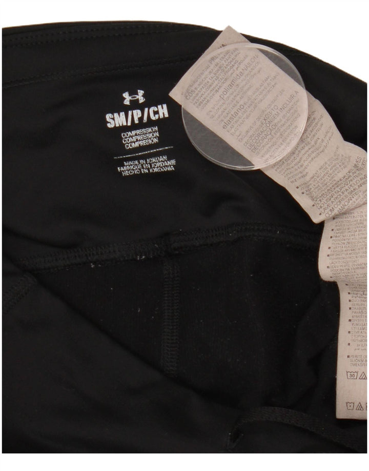 UNDER ARMOUR Ženske tajice UK 10 Male crne geometrijske poliamidne