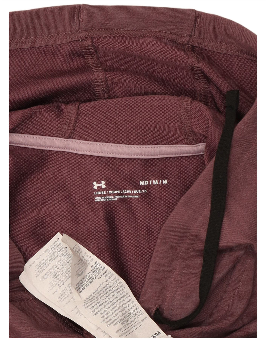 UNDER ARMOUR Ženski pulover s kapuljačom na patentni zatvarač UK 14 srednje kestenjaste boje