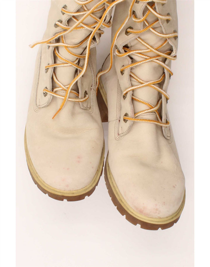 Timberland ženske kožne čizme do koljena, UK, veličina 6, bež koža
