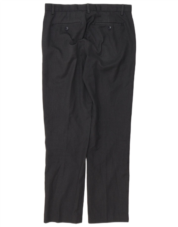Calvin Klein muške ravne chino hlače W29 L30 crni poliester