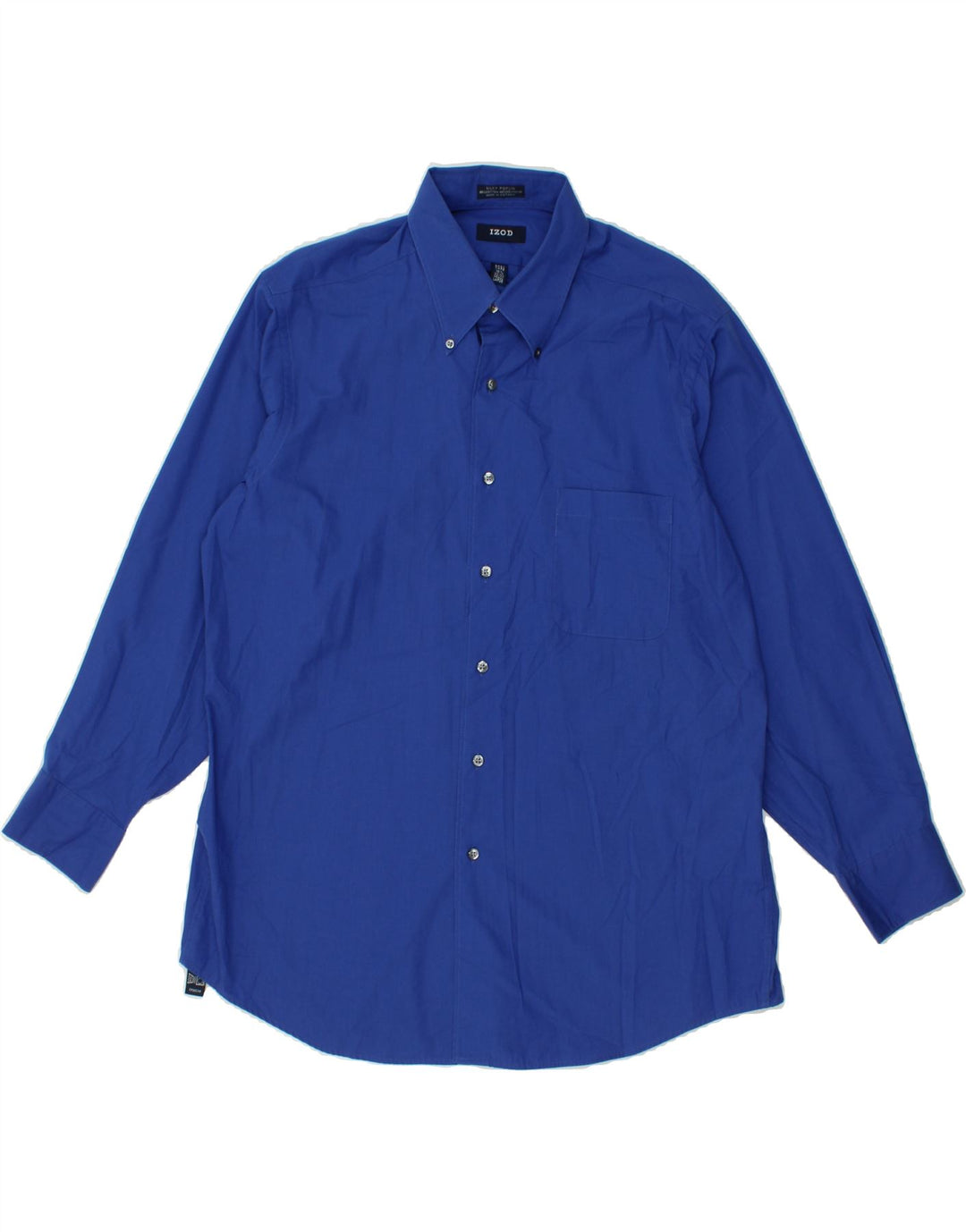 IZOD Mens Easy Care Shirt Size 16 1/2 Large Blue Cotton Vintage Izod and Second-Hand Izod from Messina Hembry 