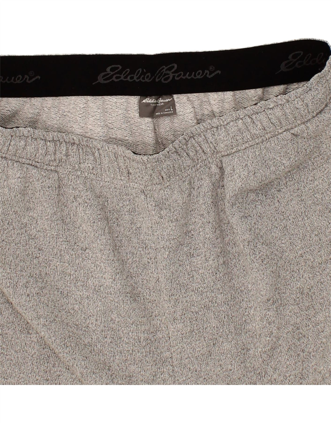 EDDIE BAUER Mens Tracksuit Trousers Large Grey Cotton Vintage Eddie Bauer and Second-Hand Eddie Bauer from Messina Hembry 