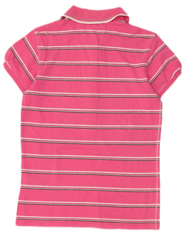 Champion ženska polo majica Heritage Fit UK 12 pamuk na srednje ružičaste pruge