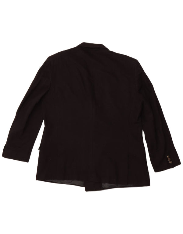 UNGARO muška jakna s dvostrukim kopčanjem UK 40 velika tamnoplava