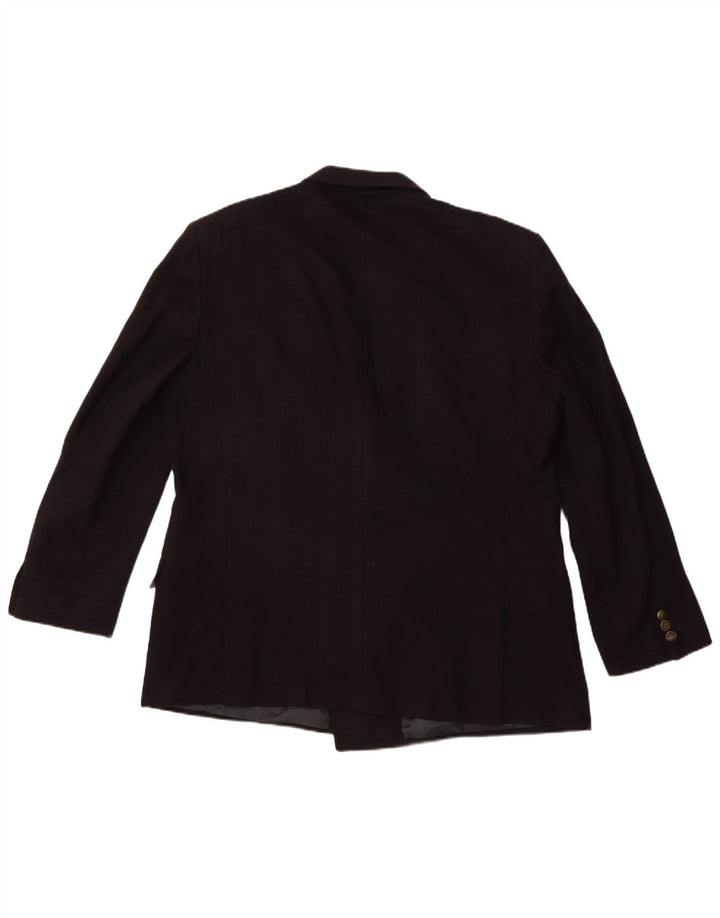 UNGARO muška jakna s dvostrukim kopčanjem UK 40 velika tamnoplava