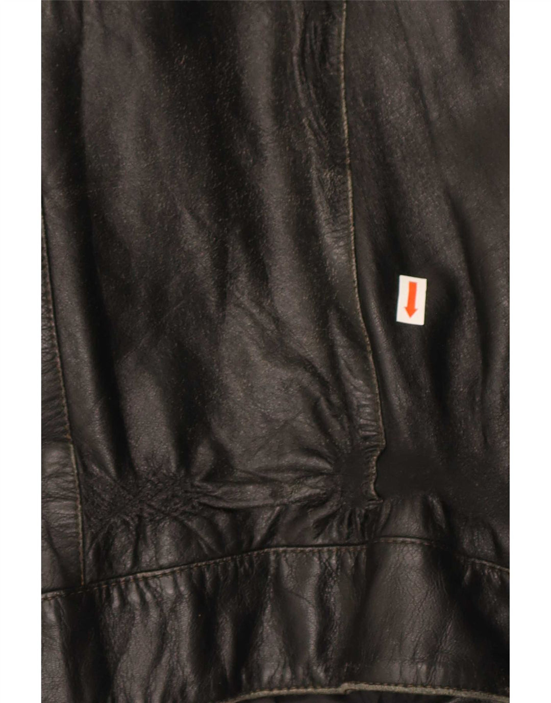 Vintage muška kožna jakna IT 56 3XL crna koža u boji