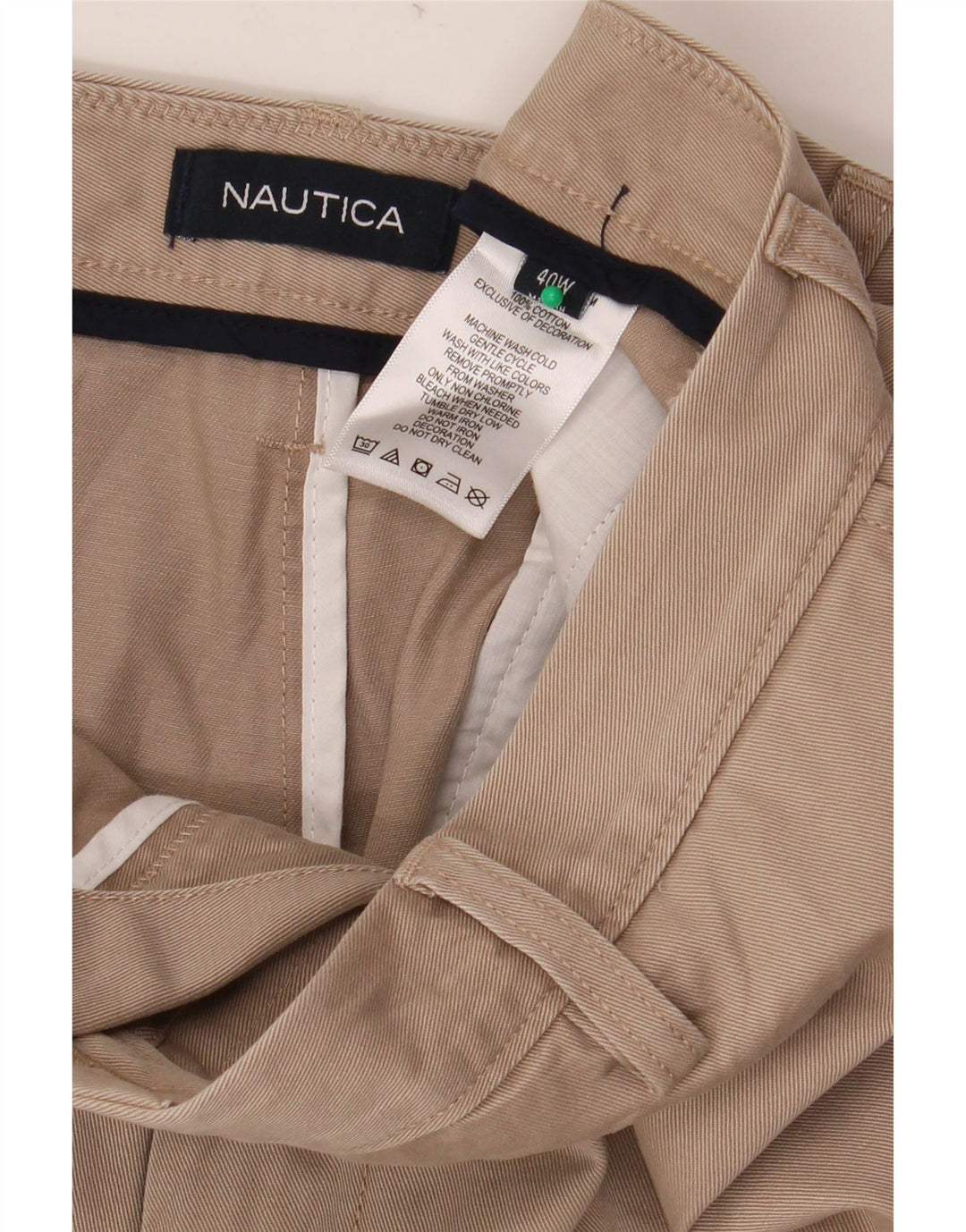 NAUTICA Muške kratke hlače Chino W40 XL, bež pamuk