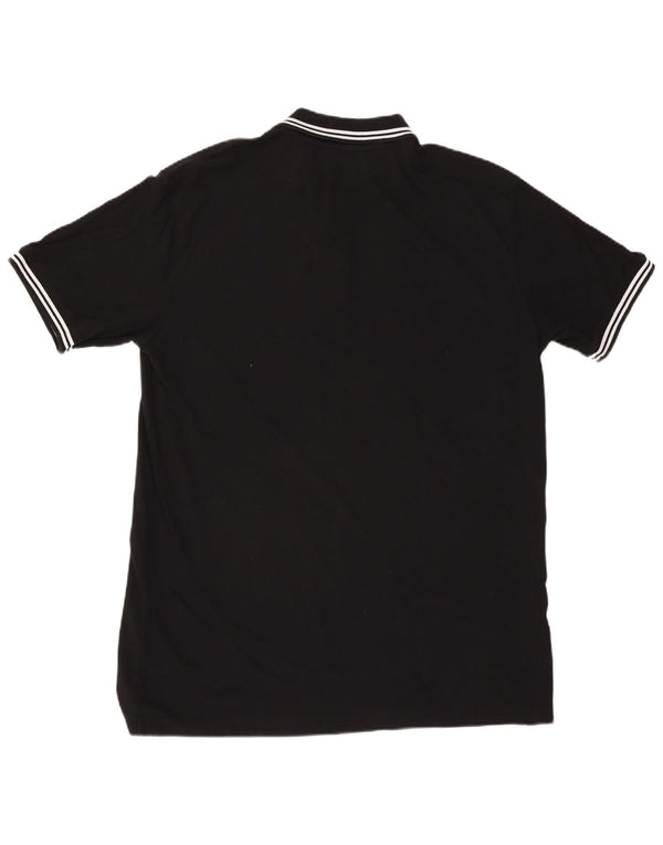 Kappa muška polo majica 3XL crni pamuk na pruge