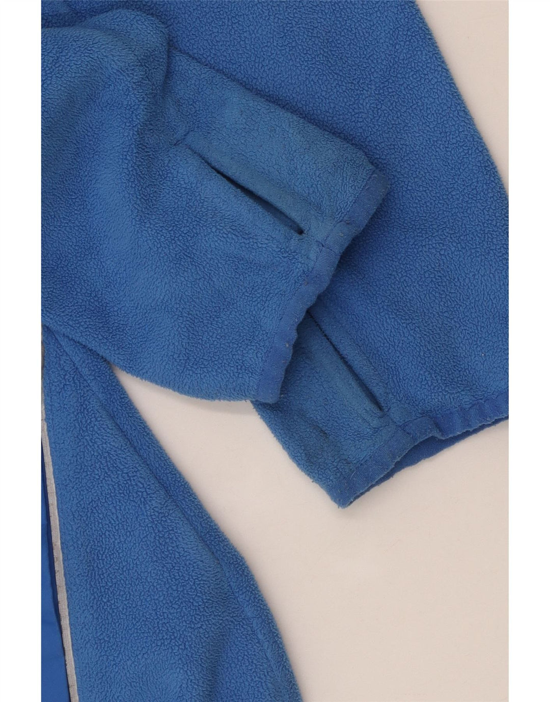 ADIDAS Flis jakna s kapuljačom za dječake 9-10 godina Srednje plava poliester