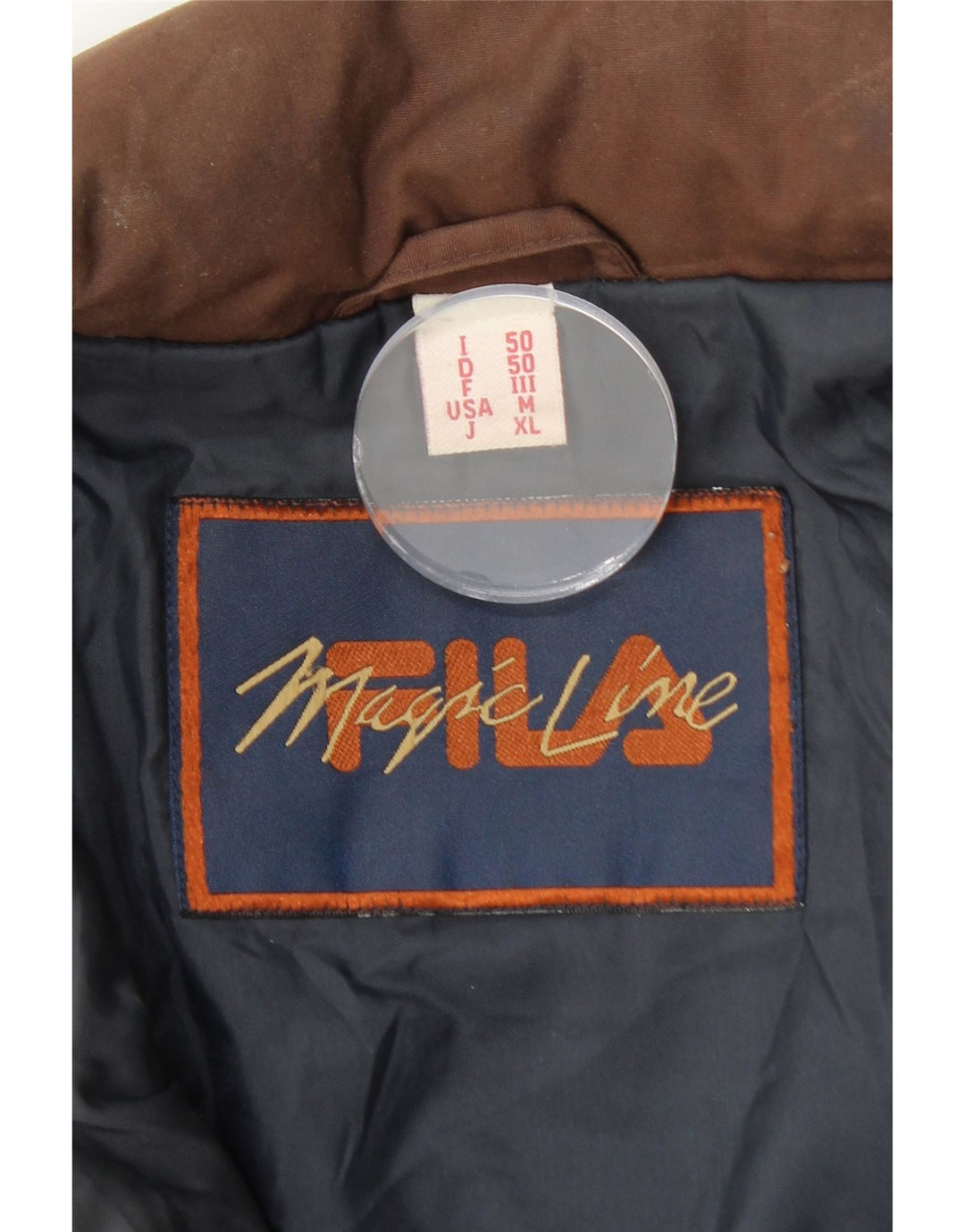 FILA muška pomoćna jakna s kapuljačom Magic Line IT 50 veliki smeđi poliester