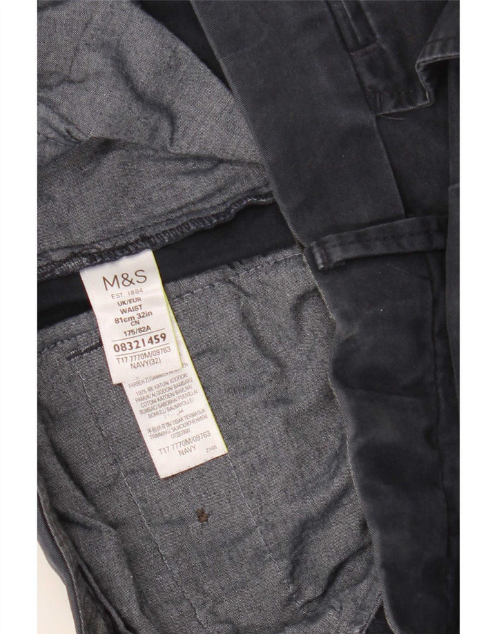 Marks & Spencer muške chino kratke hlače W32 srednje tamnoplavi pamuk