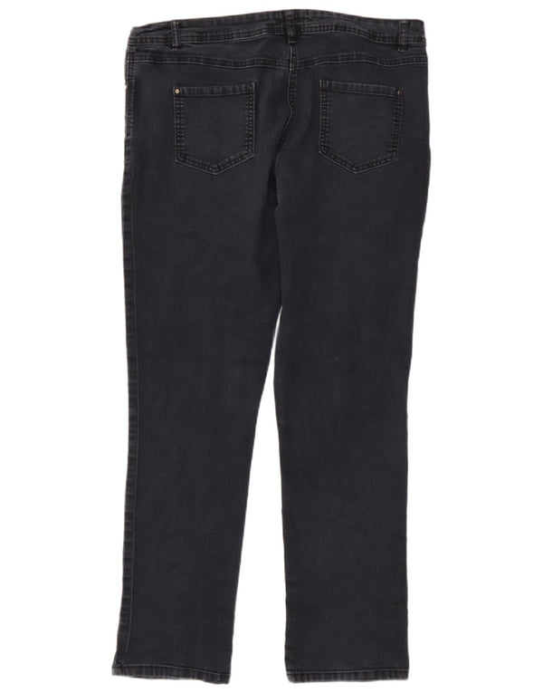 M&Co ženske uske traperice UK 16 Large W36 L31 tamnoplavi pamuk