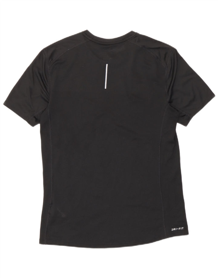 Nike Dri Fit majica kratkih rukava srednji crni poliester