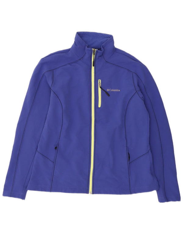 Columbia ženska gornja jakna trenirke UK 18 XL plavi poliester