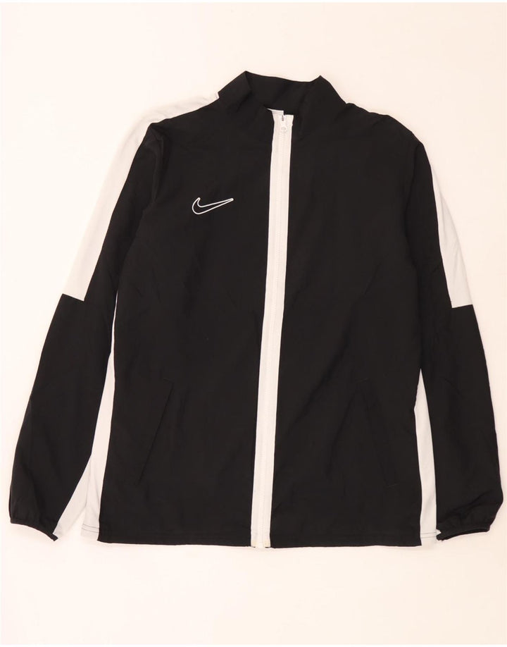 Nike Dri Fit trenirka velika jakna od poliestera crne boje