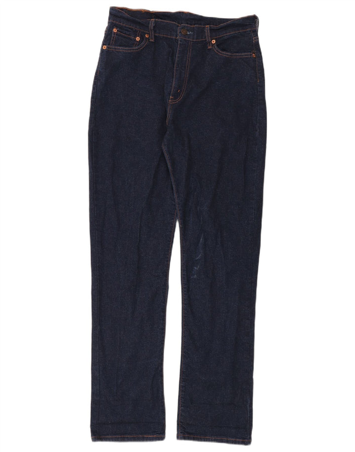 Levi's muške 583 ravne traperice W33 L32 tamnoplavi pamuk