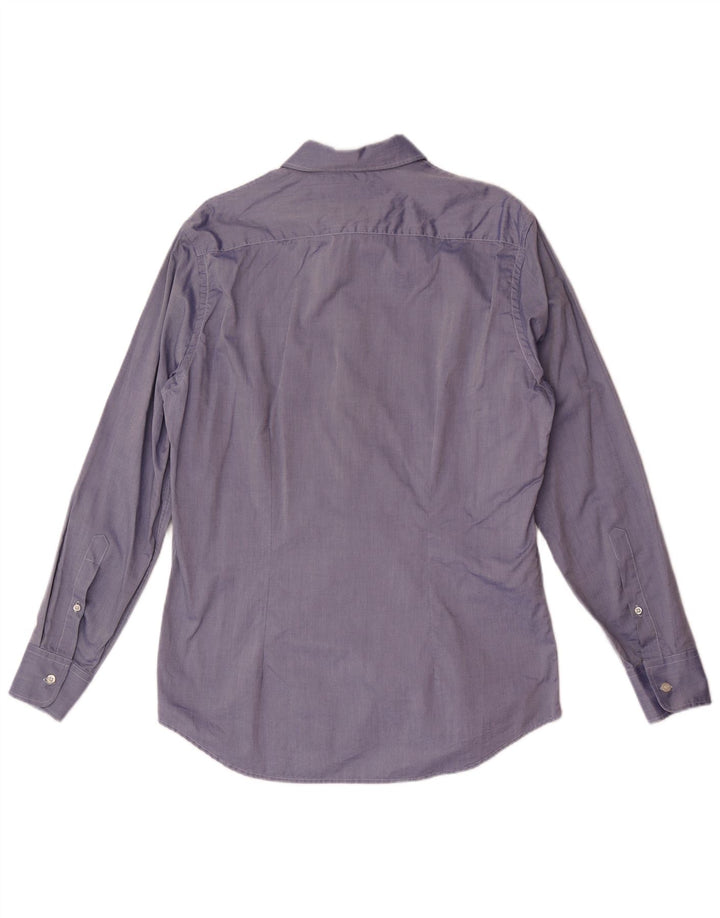 Fred Perry muška uska majica velike plave pamučne boje