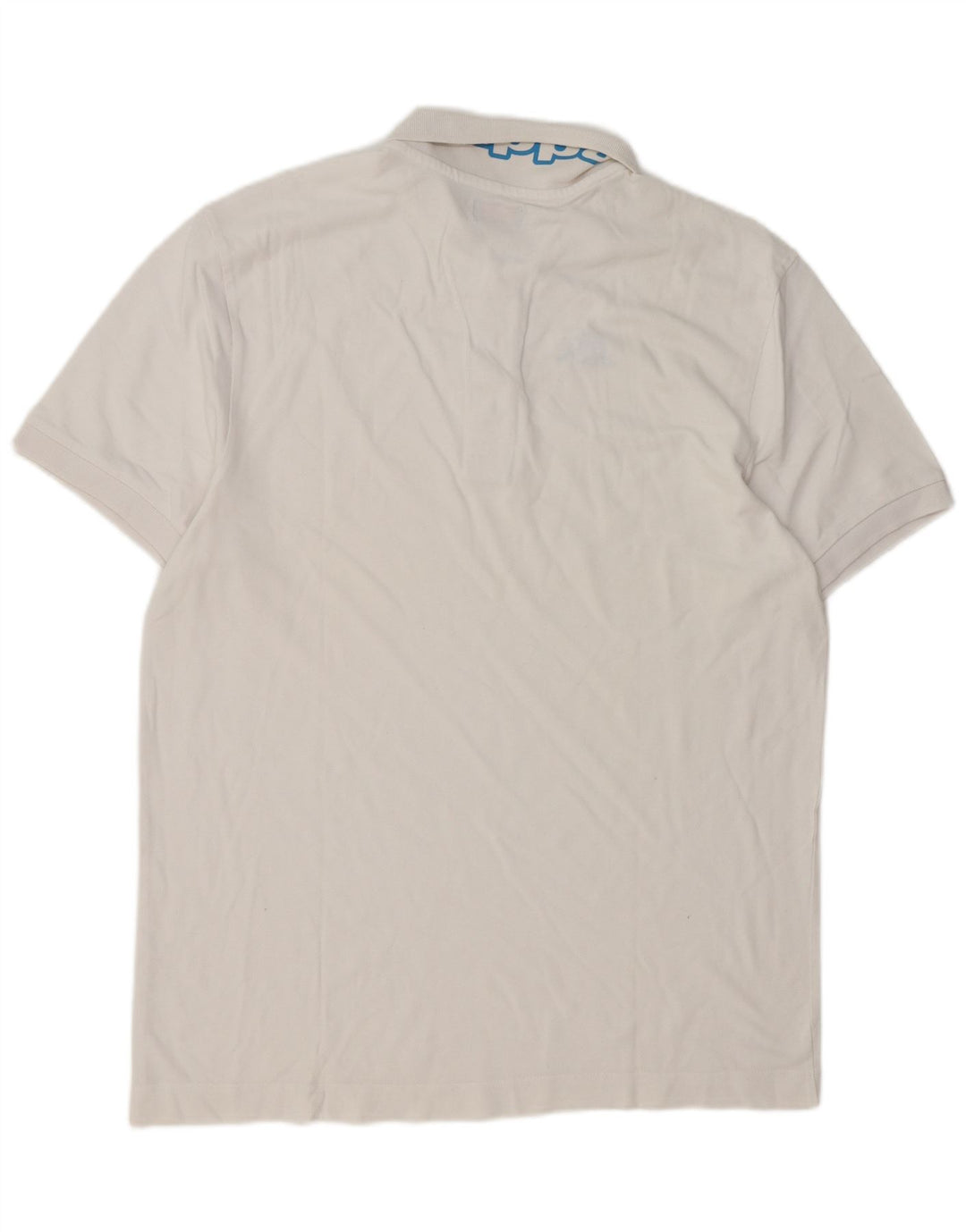 Kappa muška polo majica s grafičkim motivima 2XL bijeli pamuk