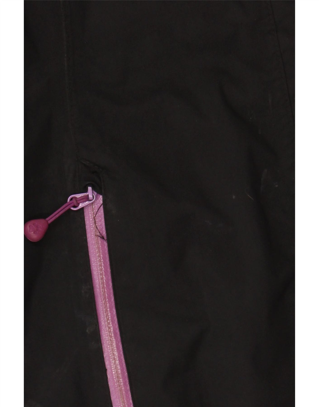 JACK WOLFSKIN Ženska kišna jakna UK 10 Mala crna poliamidna