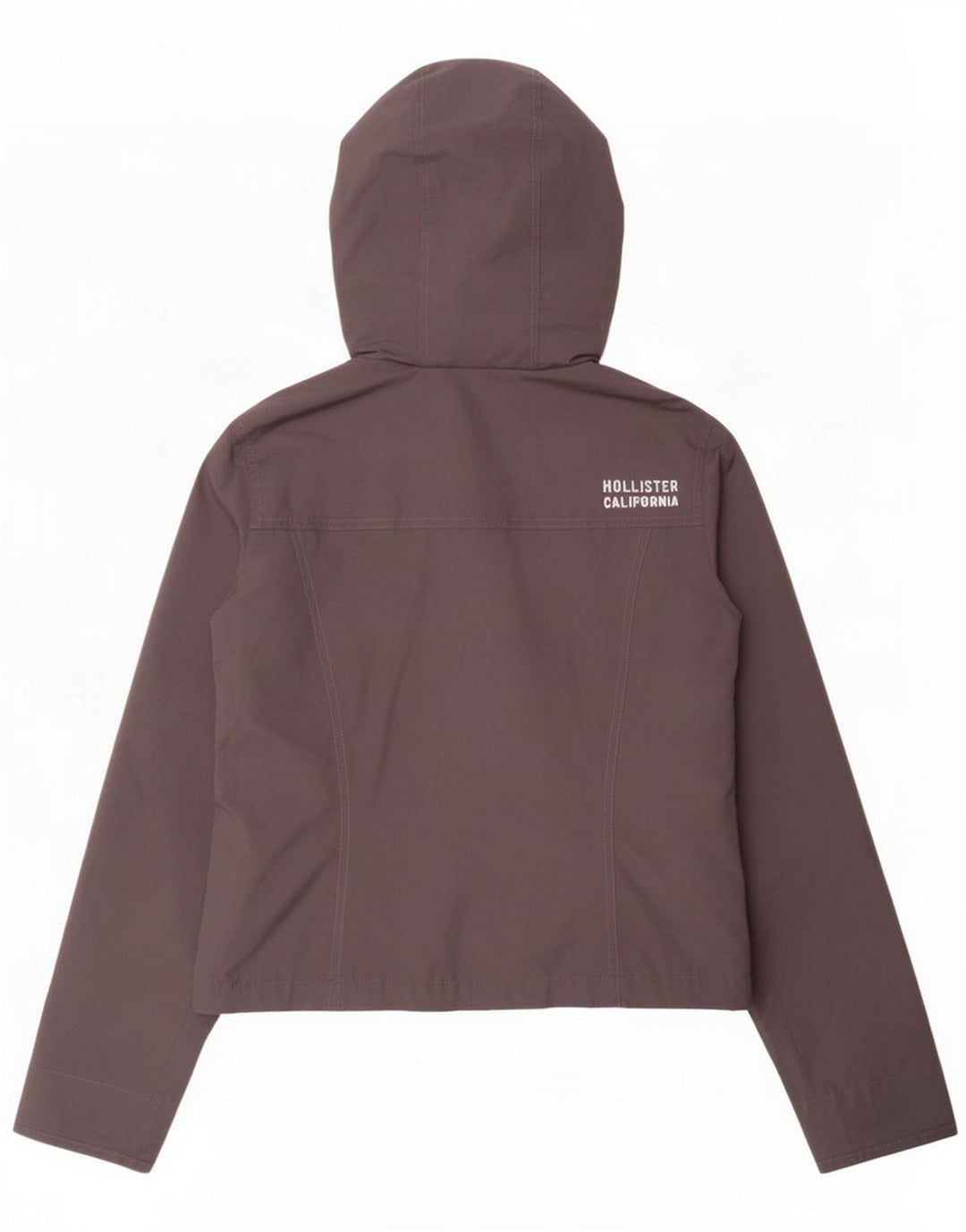 Hollister ženska bomber jakna s kapuljačom UK 14 Medium Grey Polyester