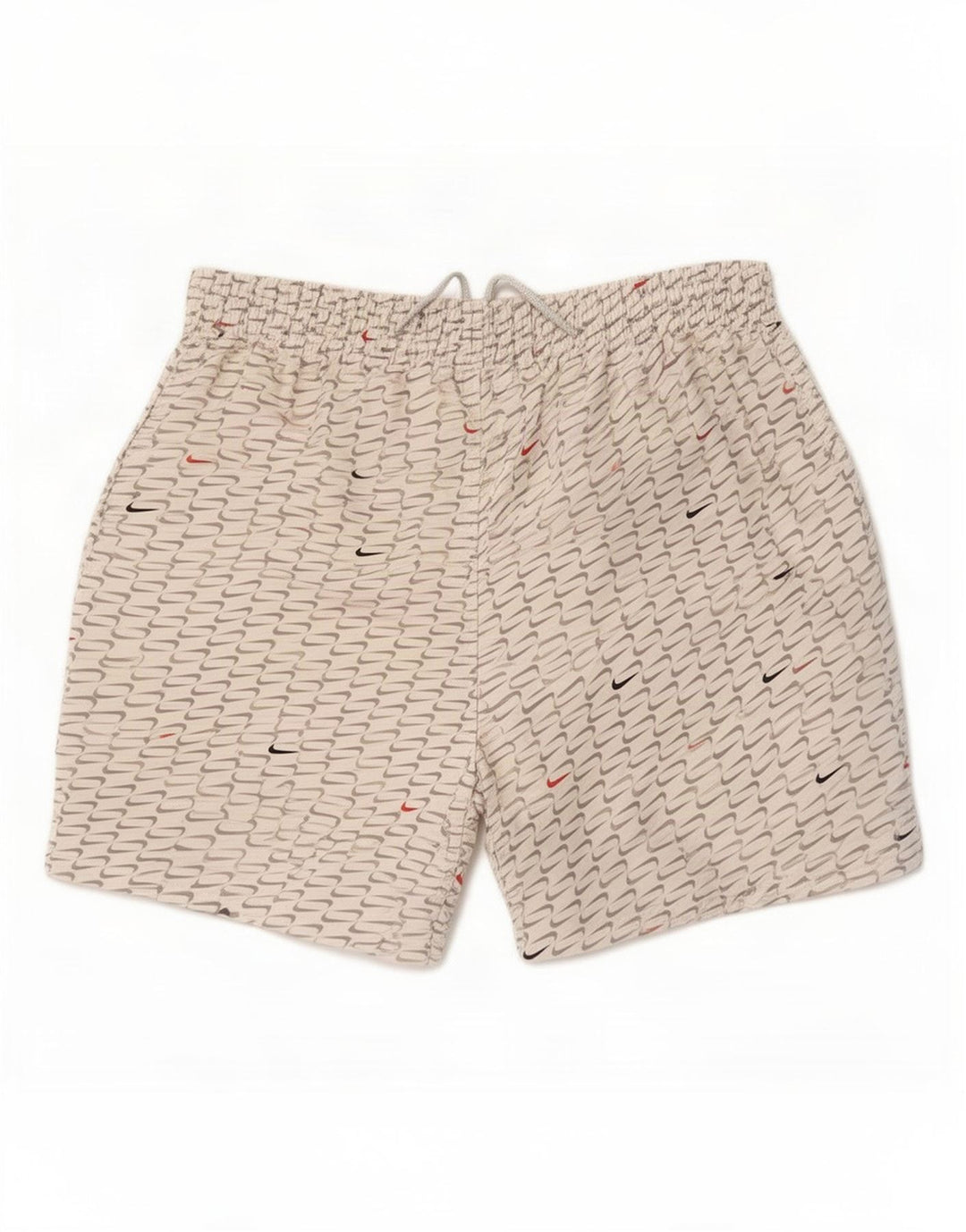 Nike muške grafičke sportske kratke hlače srednje bijele boje od poliestera