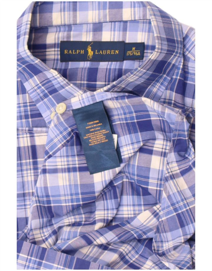Ralph Lauren muška košulja kratkih rukava Srednje plavi karirani pamuk