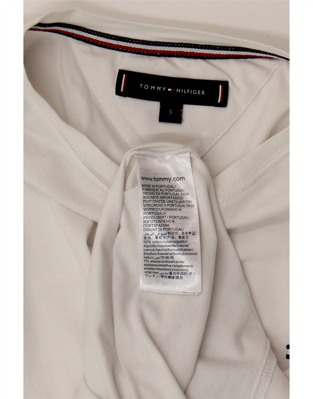 TOMMY HILFIGER Muška majica kratkih rukava Mali bijeli pamuk