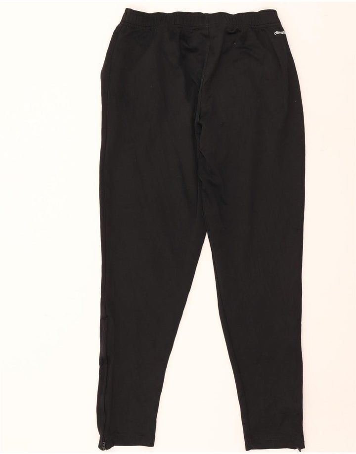 ADIDAS Womens Climalite Tracksuit Trousers UK 14 Medium Black Polyester Vintage Adidas and Second-Hand Adidas from Messina Hembry 