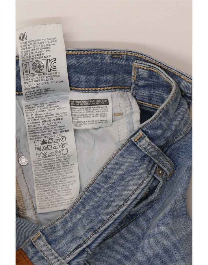 Levi's ženske 715 Bootcut traperice W26 L32 plavi pamuk