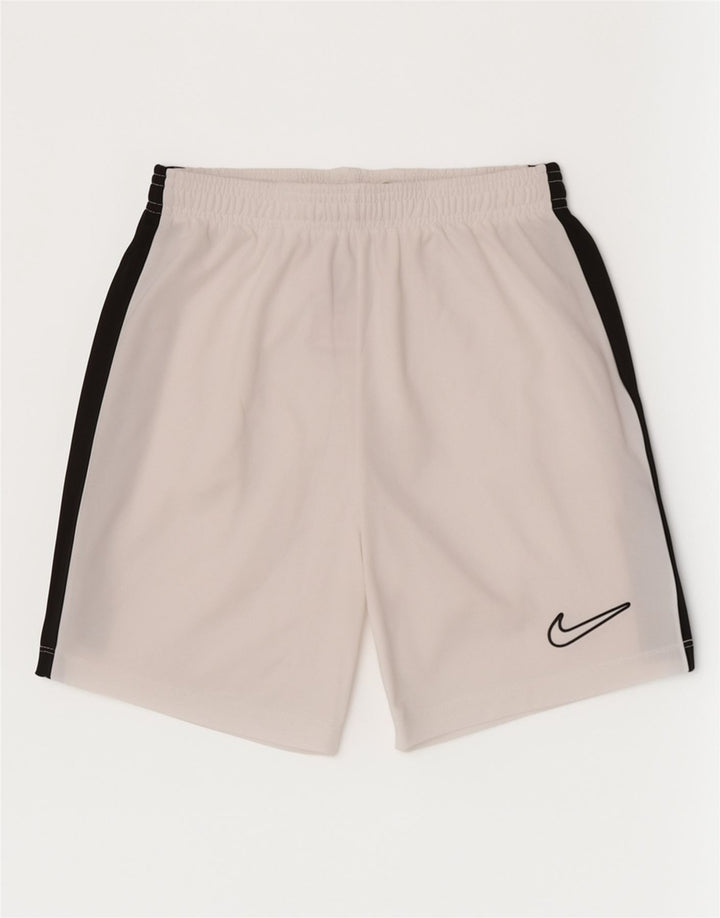 Nike Sportske kratke hlače za dječake 10-11 godina, srednji bijeli poliester