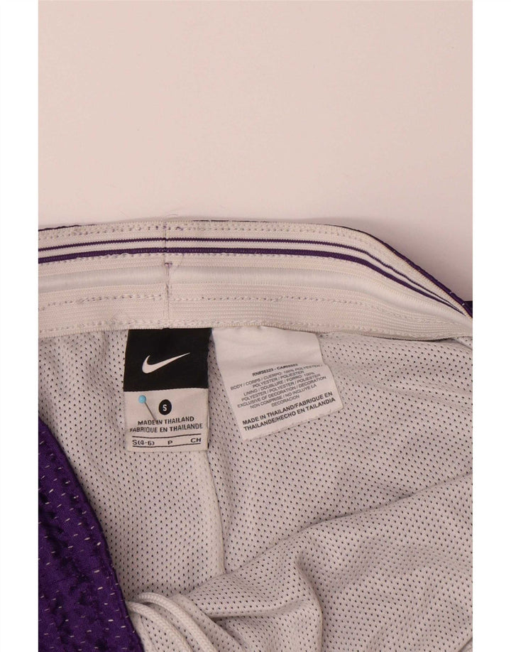 Nike ženske Dri Fit sportske kratke hlače US 4/6 male ljubičaste poliesterske boje