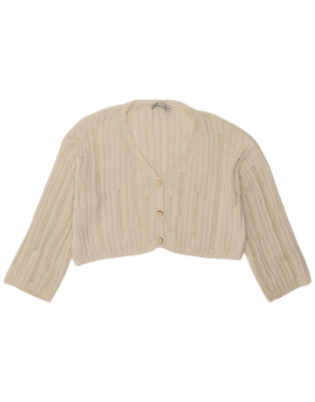 Preveliki ženski balero džemper Zara UK 10 Small Off White