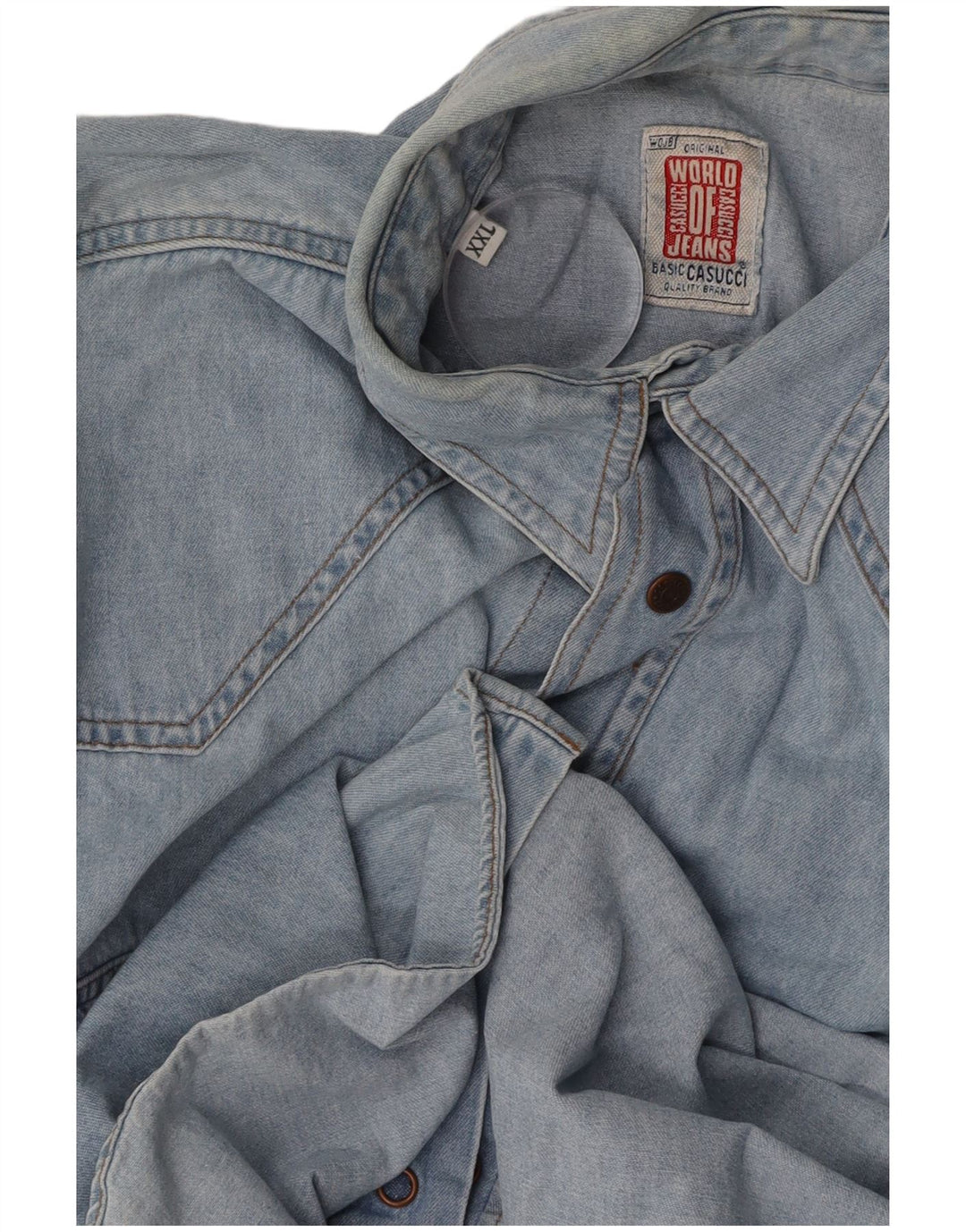 CASUCCI muška traper košulja 2XL plava