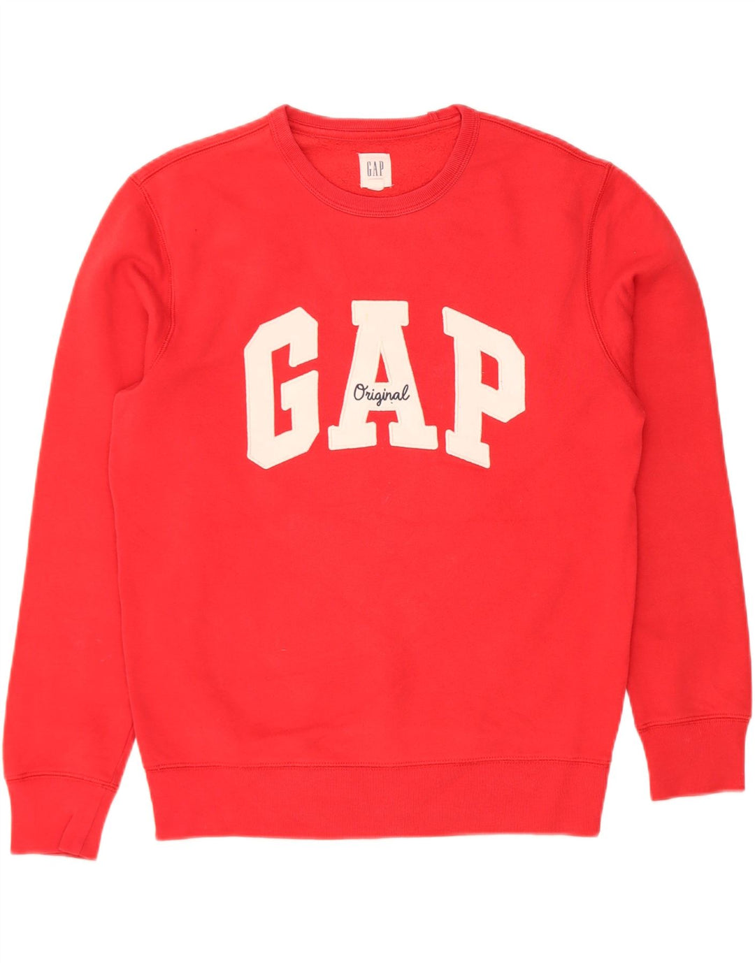 GAP Womens Oversized Graphic Sweatshirt Jumper UK 6 XS Red Vintage Gap and Second-Hand Gap from Messina Hembry 