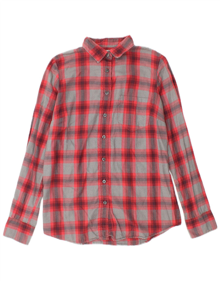J. Crew Ženska flanelska košulja UK 6 XS Pamuk u crvenom karu