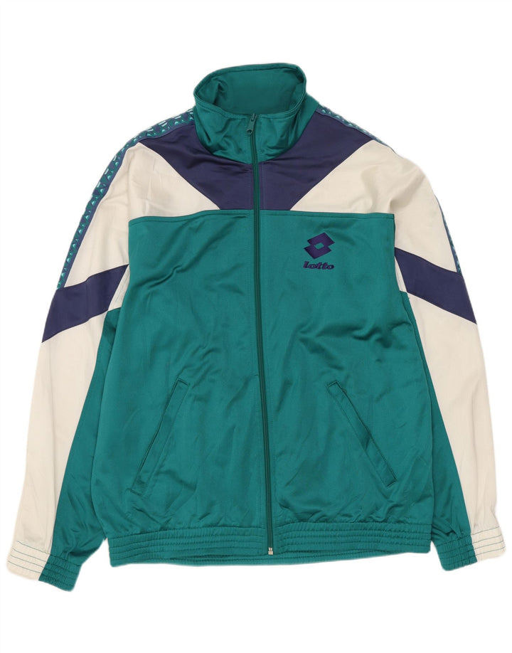 LOTTO muška gornja jakna trenirke UK 40/42 velika tirkizna boja