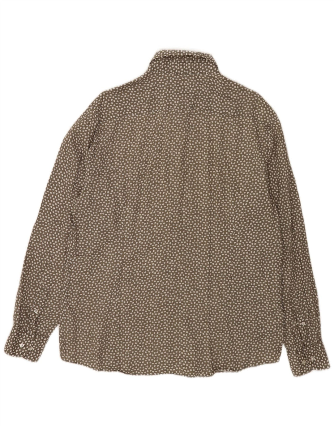 Massimo Dutti muška košulja XL sivi cvjetni lan