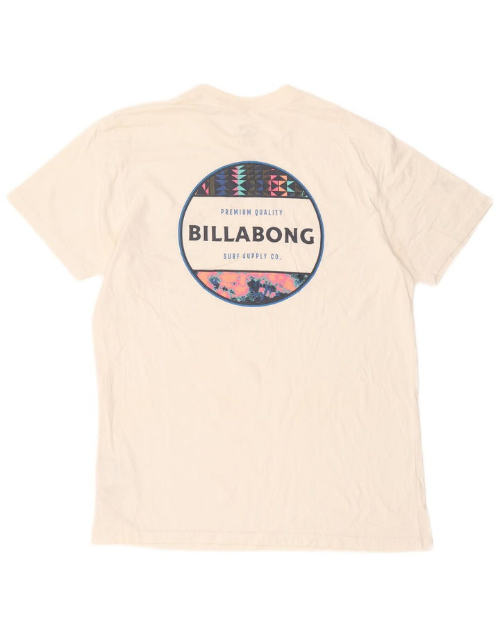 Billabong muška majica s grafičkim motivima, srednji bijeli pamuk
