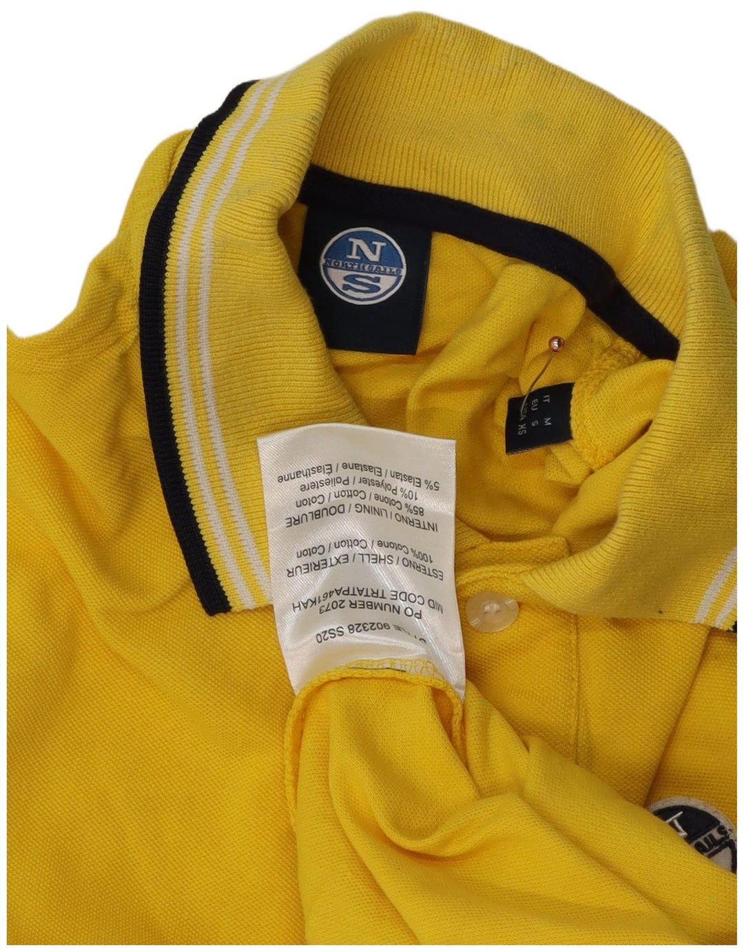 North Sails Muška polo majica Mala žuta pamučna