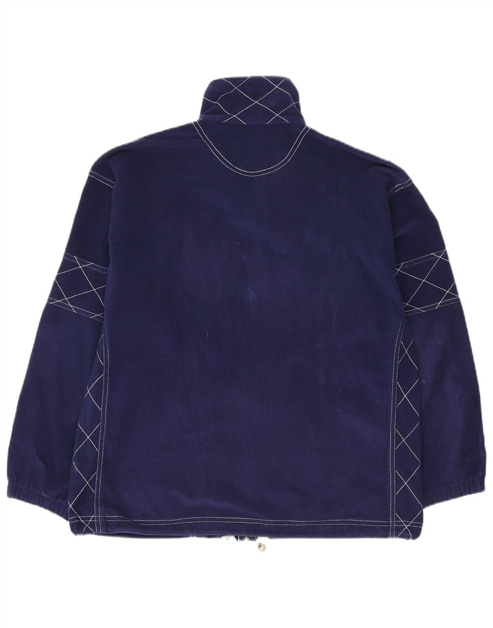 Mala plava poliesterska muška trenirka s grafičkim motivima Diadora