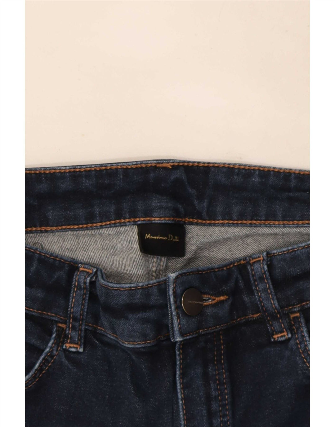 Ženske uske traperice Massimo Dutti W28 L26 tamnoplave