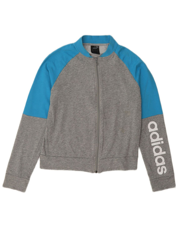 Adidas ženska gornja jakna trenirke Graphic UK 8/10 Small Grey Colourblock