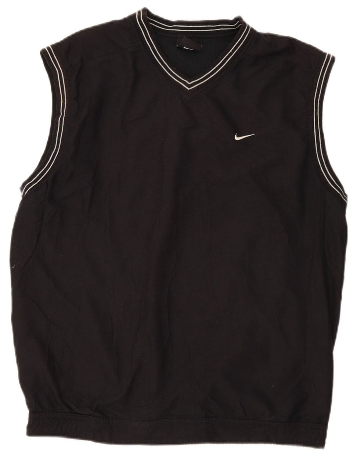 Nike Muška majica bez rukava Trenirka UK 39/41 srednje crna poliester