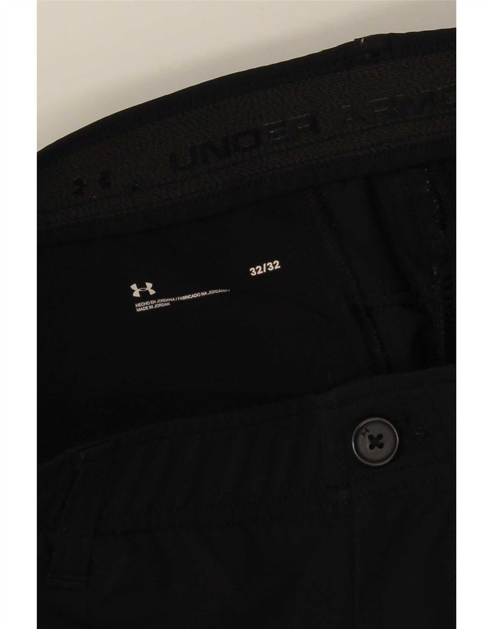 Under Armour muške uske chino hlače W32 L32 crne