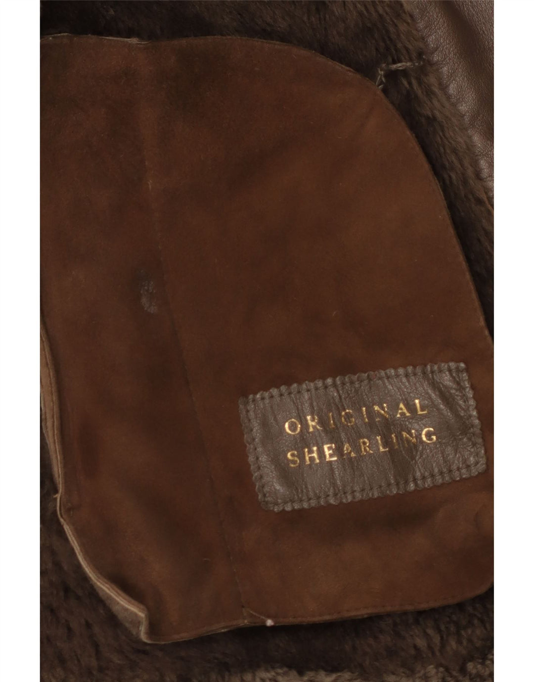 Vintage ženski kaput od šišmiša UK 16 velika smeđa koža