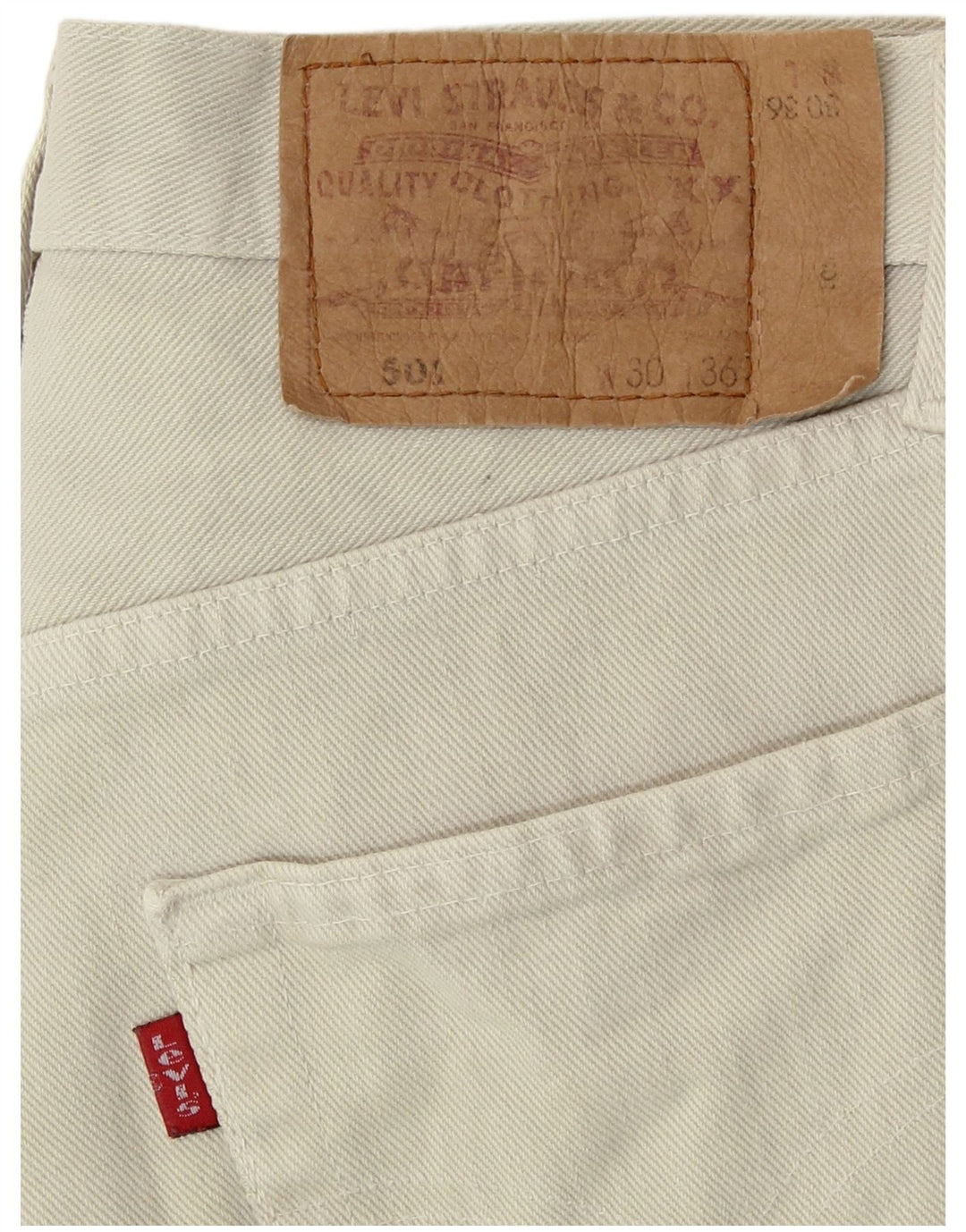 Levi's muške 501 ravne traperice W30 L28 zelene