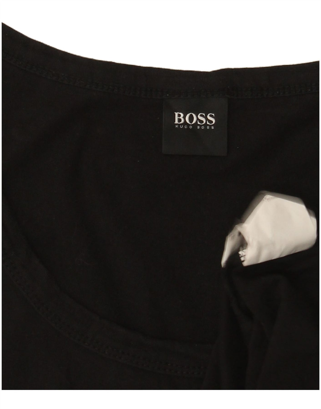 Hugo Boss muški grafički prsluk veliki crni pamuk