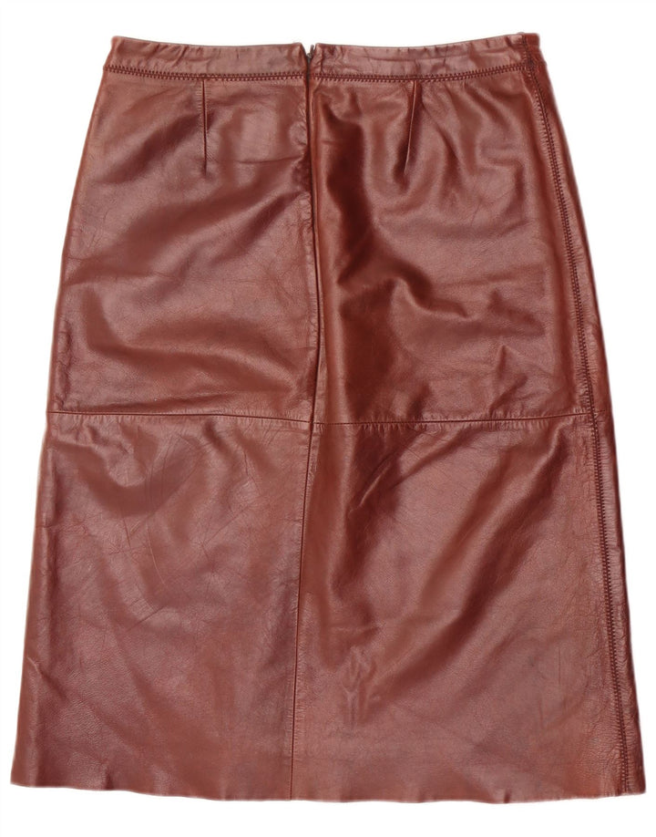 Gap ženska kožna suknja US 10 Large W30 smeđa koža